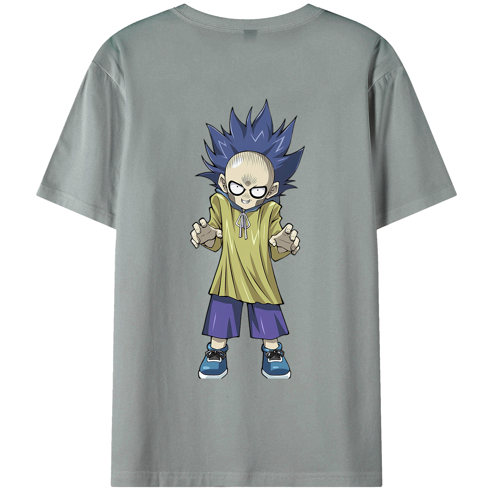 （画像用） 遊☆戯☆王 Yu-Gi-Oh! 綿100％ メンズ半袖Tシャツ（バックプリント） 通気性